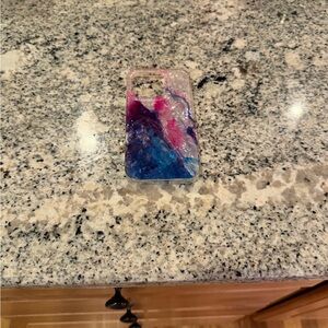 Stylish Pink and Blue Phone Case